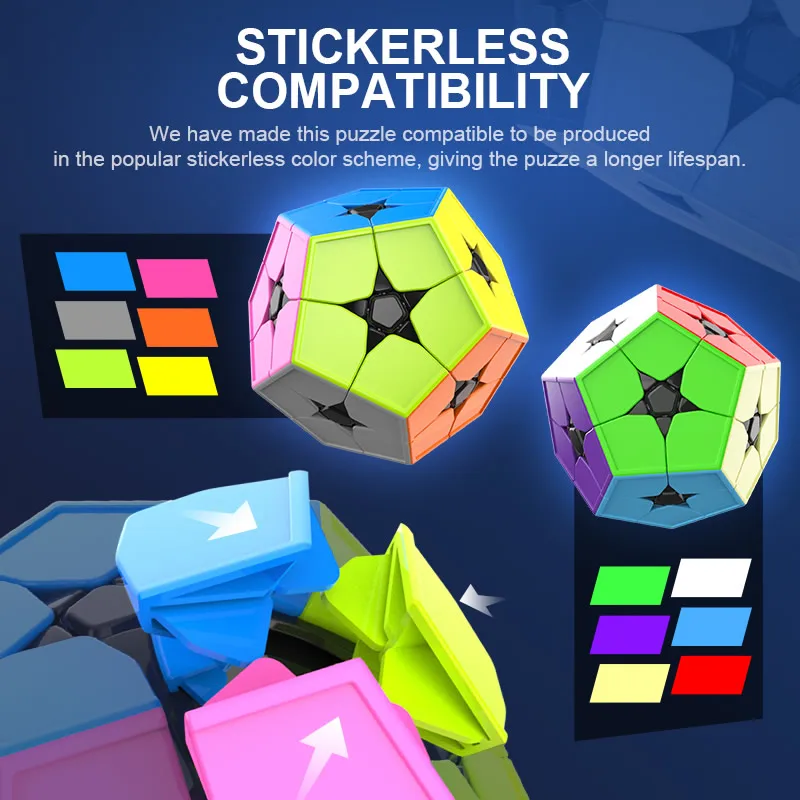 MoYu MeiLong 2x2x2 Megaminxeds магический куб 2x2 Dodecahedron Профессиональный Нео скоростной