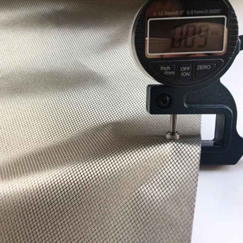 

5m Diamond Check Anti-magnetic Anti Radiation Shielding Fabric Conductive Cloth 5 Meters Diamond-shaped Silver Fiber Conductive