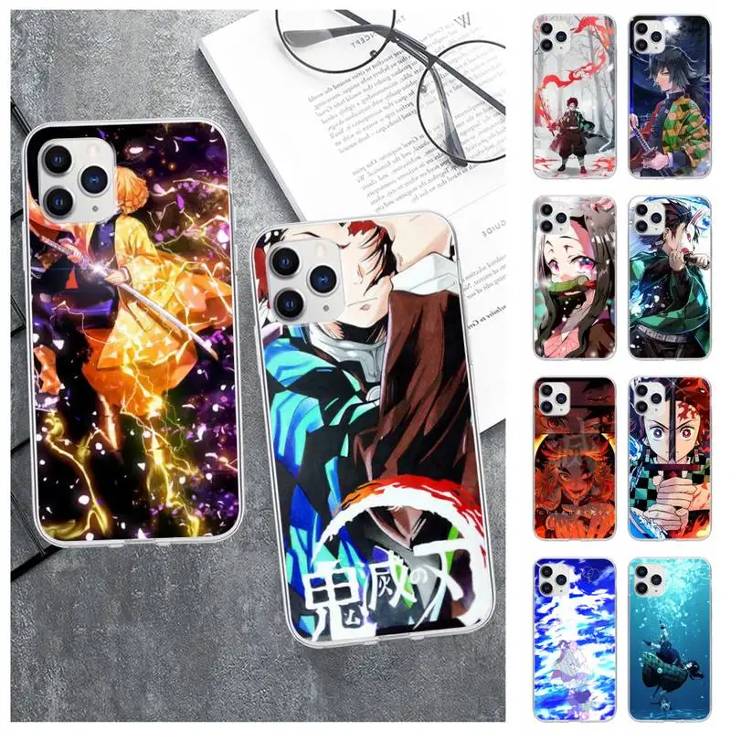 

Kimetsu No Yaiba Transparent Mobile Phone Cover For Xiaomi Redmi K30s Ultra Note 9s 9 Pro Max Mi 10 Lite 11 10T Pro Clear Case