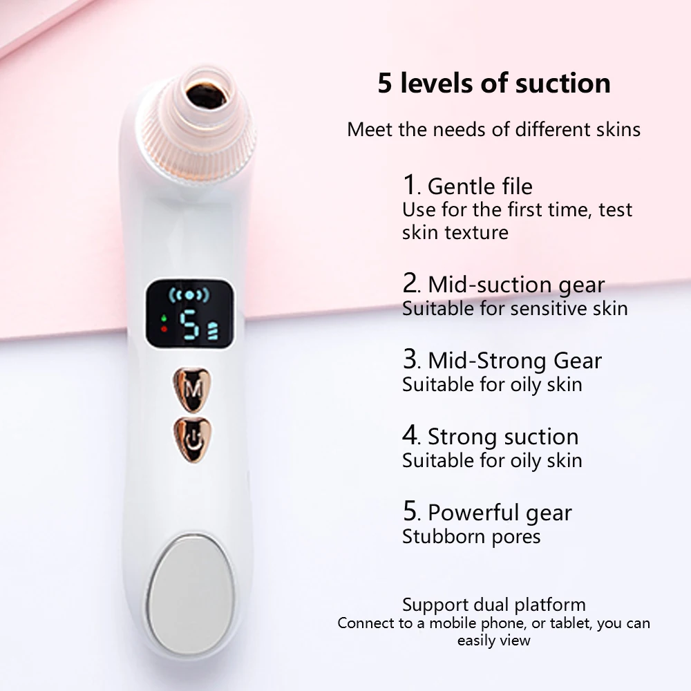 

Visible Electric Vacuum Blackhead Remover Face Cleaning Machine Acne Removal Pore Cleaner Anti Wrinkle Face Lift Skin Care Tools