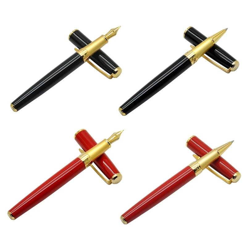 

Luxury Metal Signature Fountain Pen Business Writing Signing Calligraphy Pens R2JB