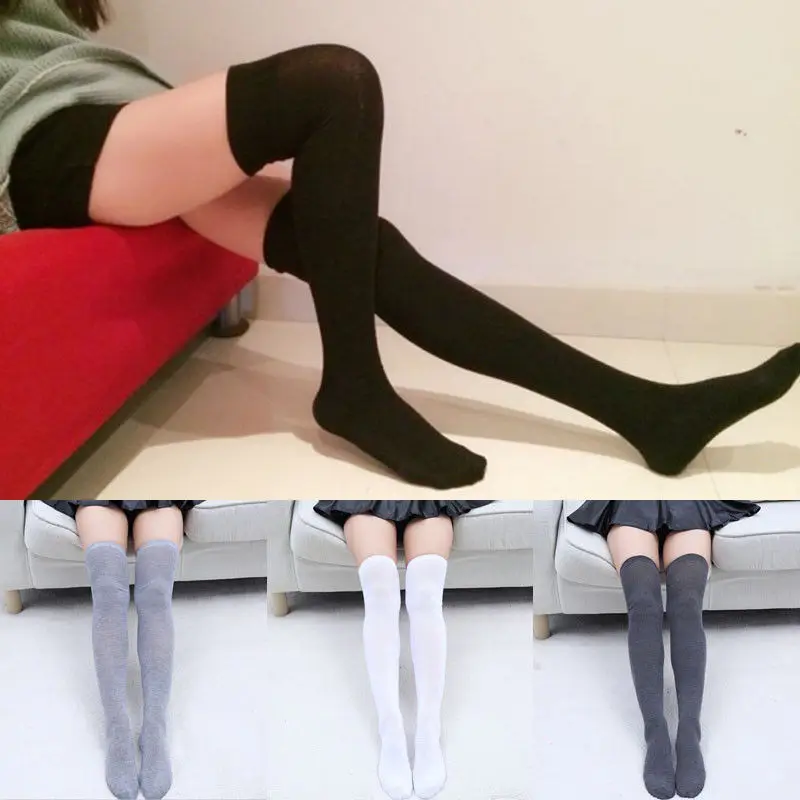 

Women Socks Stockings Warm Thigh High Over the Knee Socks Long Cotton Stockings Medias Sexy Stockings Medias