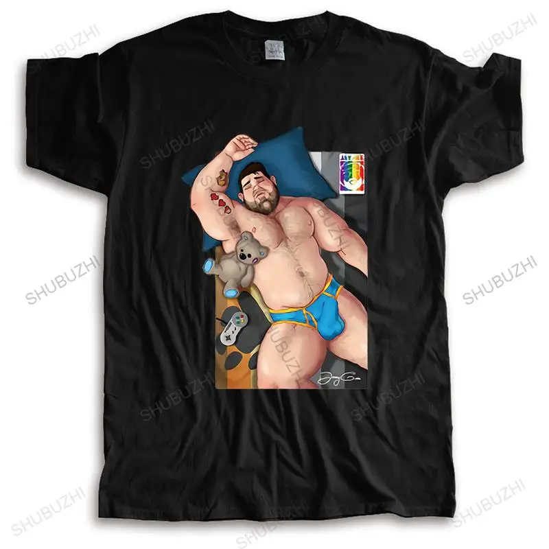 Мужская модная летняя футболка одежда гей-рубашка с принтом свободные топы для