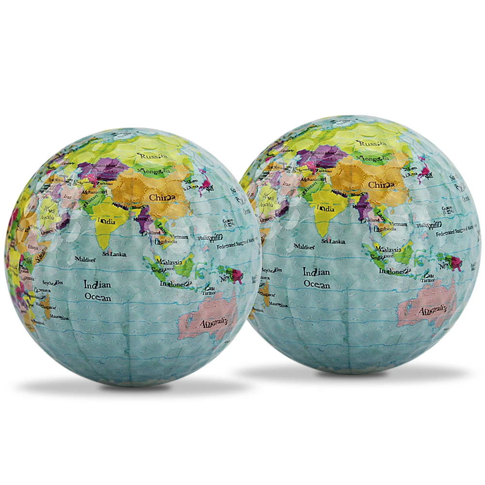 Бесплатная доставка 3 шт./лот шары карты Цветные мячи для гольфа тренировочные