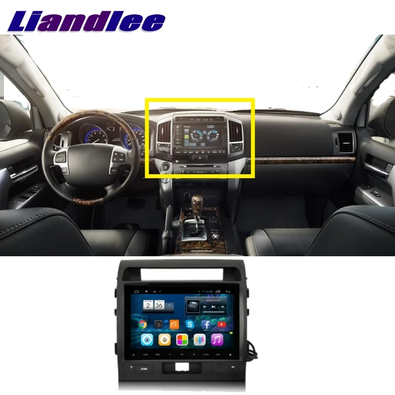 Для Toyota Land Cruiser 200 LC200 LiisLee Мультимедиа ТВ DVD GPS аудио стерео Hi-Fi радио оригинальный