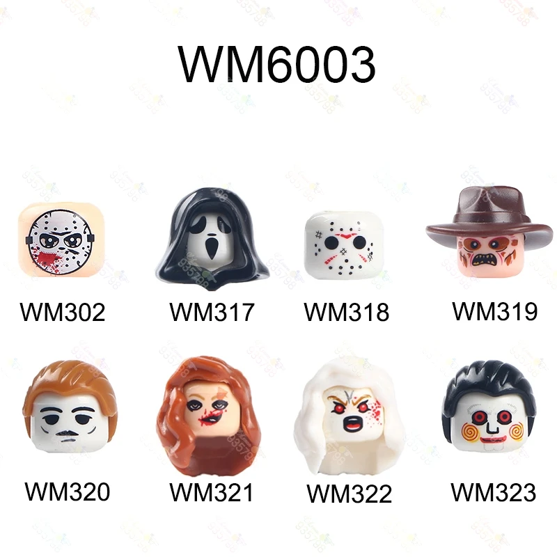 Конструктор WM6003 из фильма ужасы Пятница 13 й Джейсон вурхи крик убийца Фредди