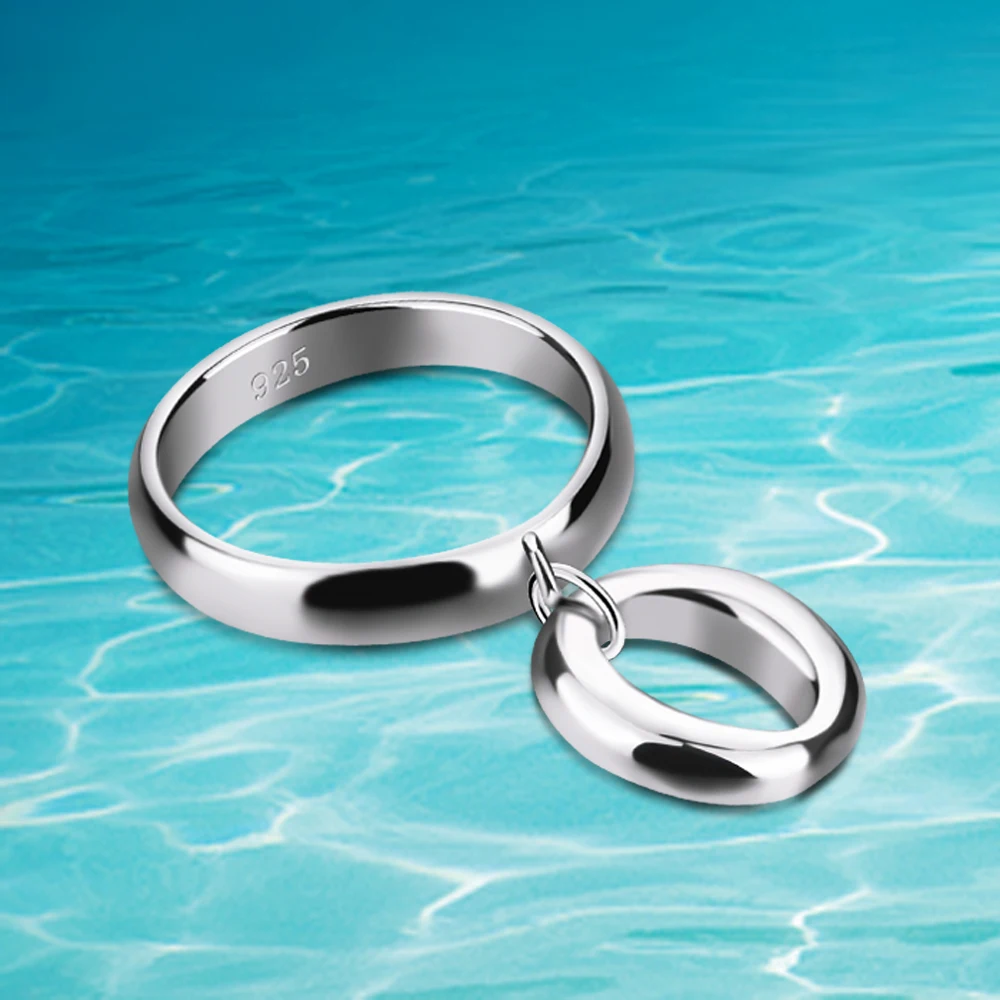 Женские кольца простого дизайна тонкие геометрические круглые обручальное