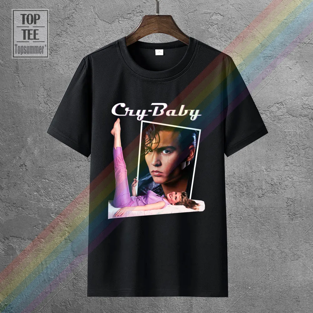 

Cry Baby Movie Logo Johnny Depp Licensed Adult Heather T Shirt All Sizes Cool Casual Pride T Shirt Men Unisex Fashion Tshirt