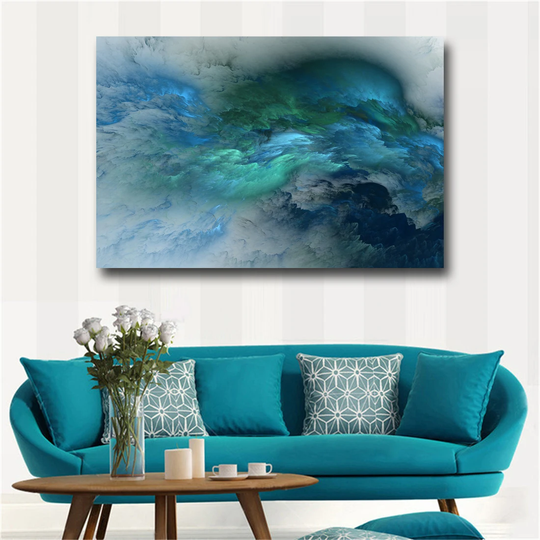 Холщовый постер большого размера художественные принты абстрактная черная