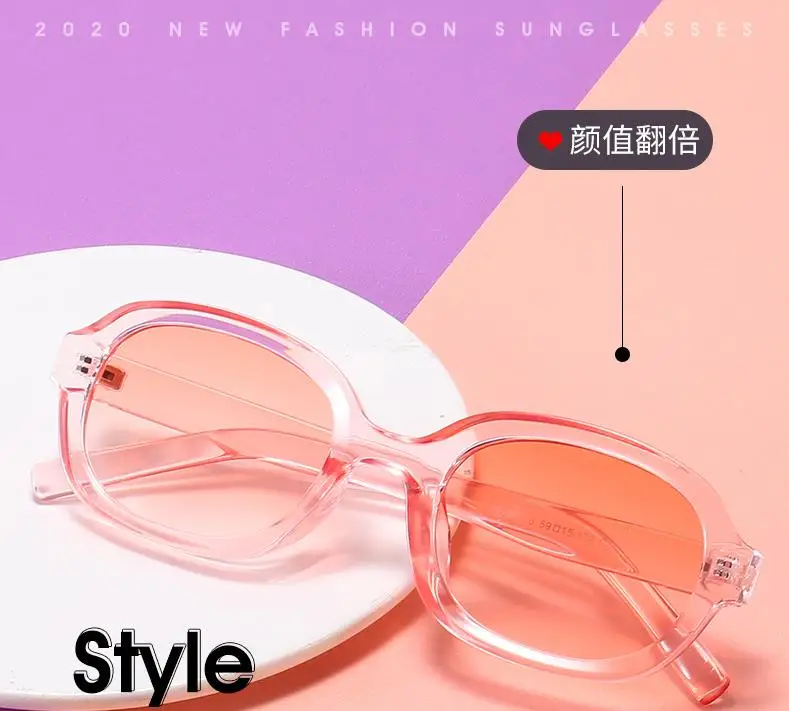 

Cat Eye Sunglasses Women Men Vintage Gradient Glasses Retro Sun Glasses Female Eyewear UV400 Fashion Drive Outdoor oval sunglass