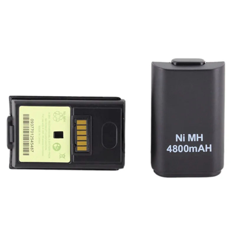 Двойная зарядная док станция с 2 шт 4800Mah перезаряжаемая батарея светодиодный