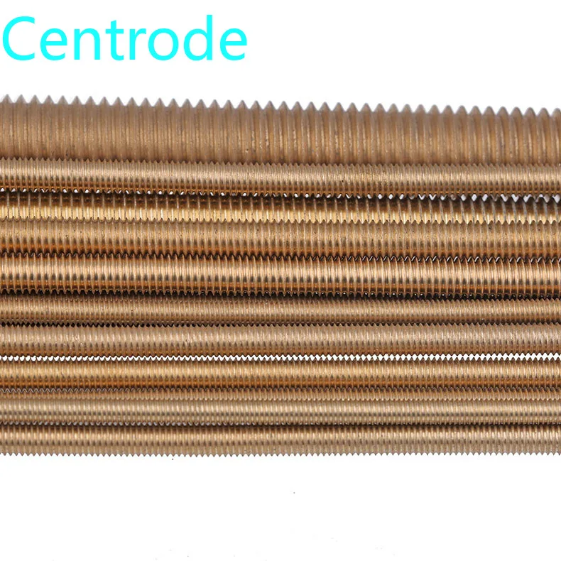 Медный проволочный стержень латунный медный полный зубчатый винт полная