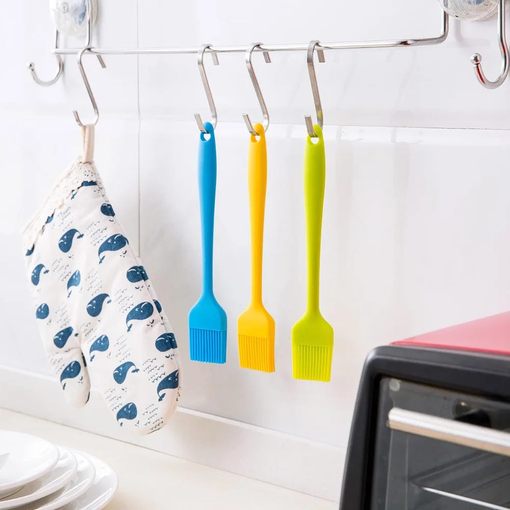 Новинка Лидер продаж 3 предмета барбекю гриль кисть силиконовая щеточка для