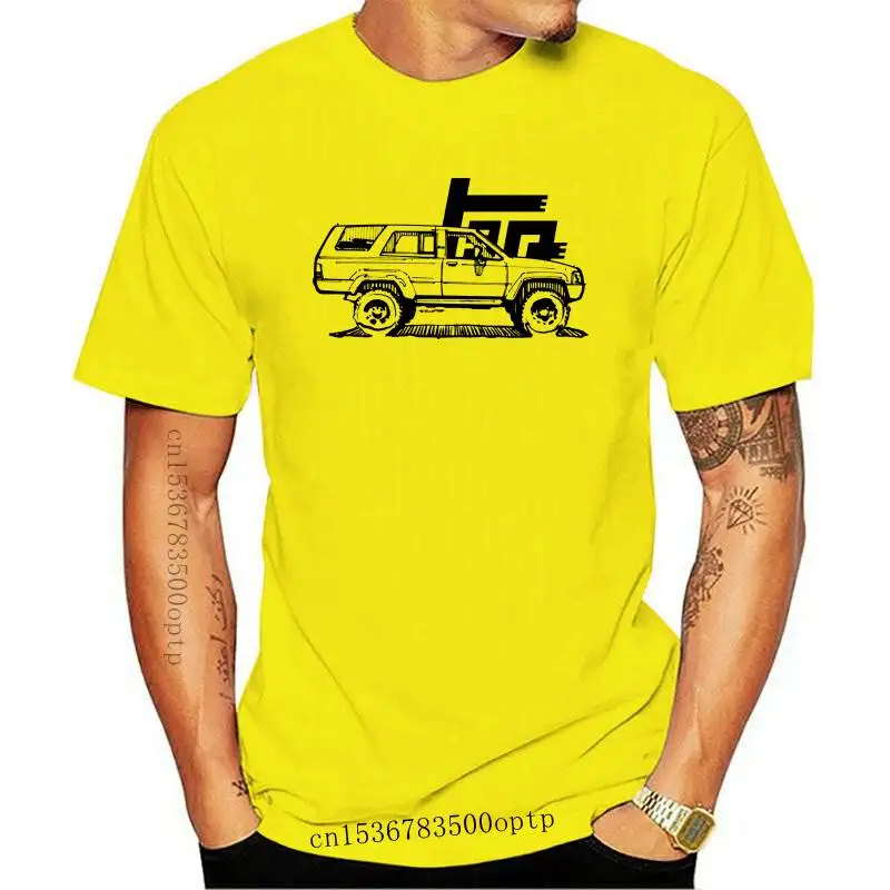 

Футболка мужская в стиле ретро, стильная тенниска из органического хлопка, 4Runner, MPV, для путешествий с машинкой 3-го поколения
