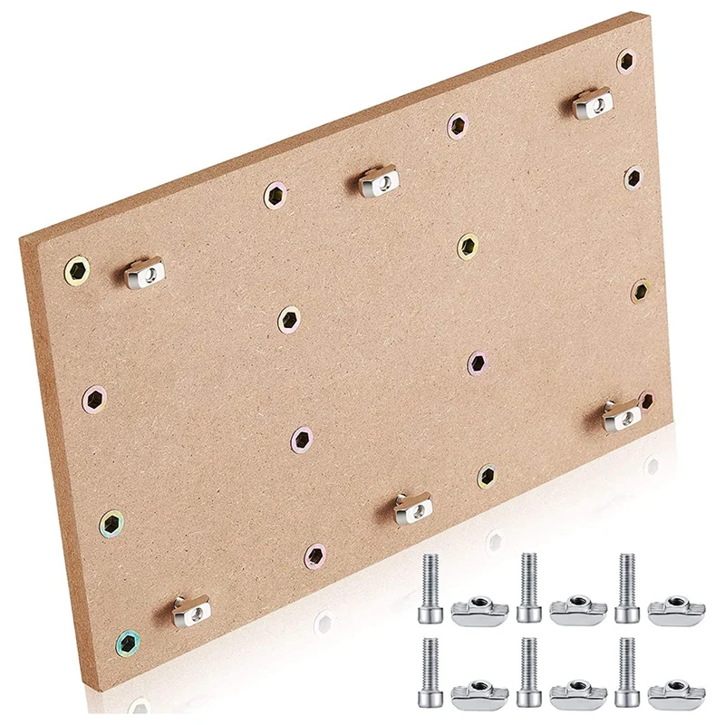 

HOT MDF Spoilboard Machine Bed Accessories Milling DIY Engraving Machine Tools Compatible for 3018 CNC Routers