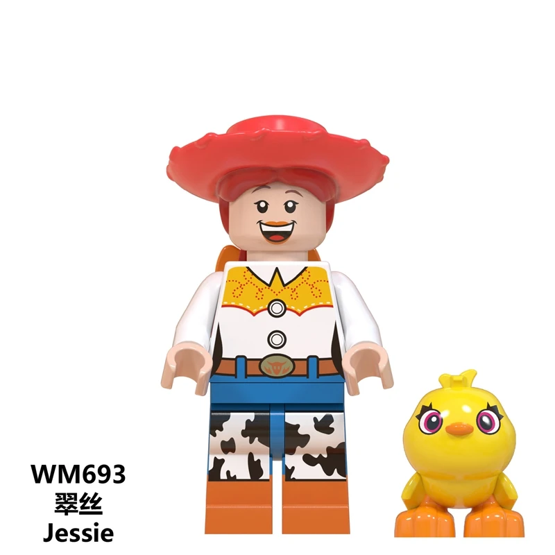 WM693 Для игрушек история Базз Лайтер Вуди Джесси инопланетяне Bulleye Hamm Rex мультфильм строительные блоки фигурки модель игрушки для Ghildren подарки - Цвет: WM693
