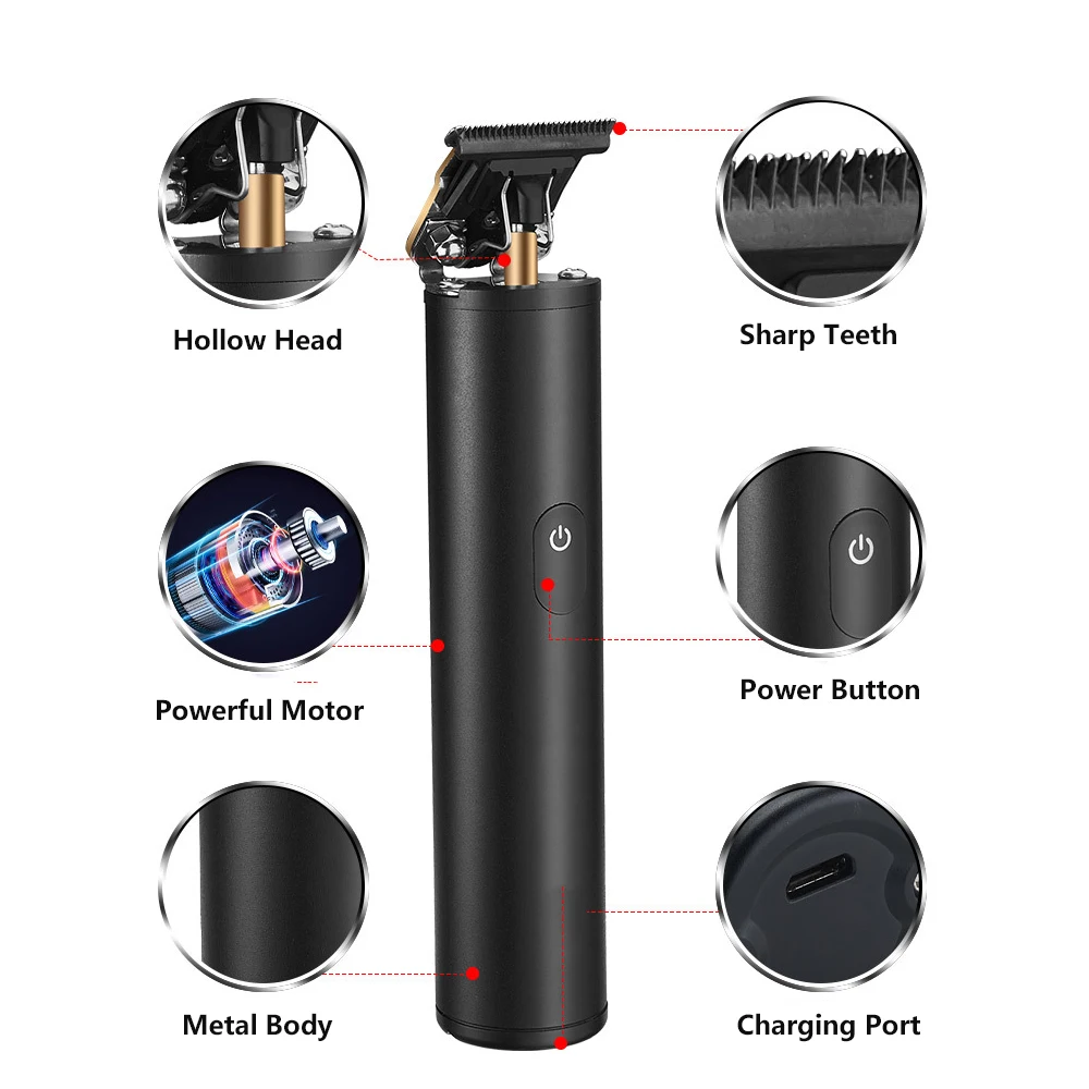 Профессиональный парикмахерский мужской триммер для волос стрижки бороды