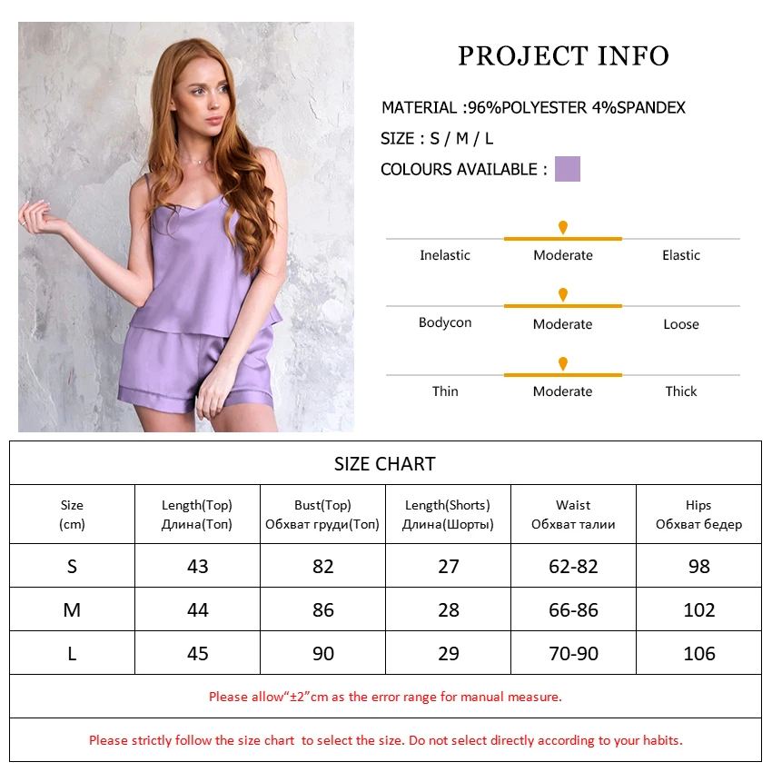 

Violet Home Suit For Women Pajama Sexy Camisole Sleep Tops Set Woman 2 Pieces Backless Pajamas With Shorts Nightgowns 2021