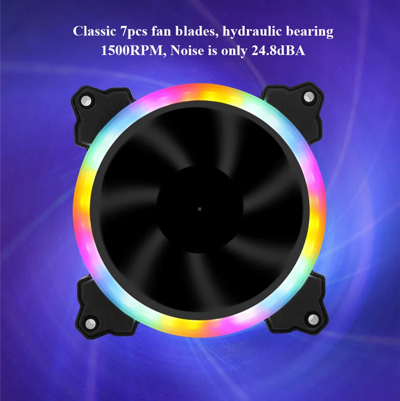 Segotep PC чехол вентилятор RGB12V и синхронизации ПК Вентилятор охлаждения 120 мм 4Pin + 3Pin