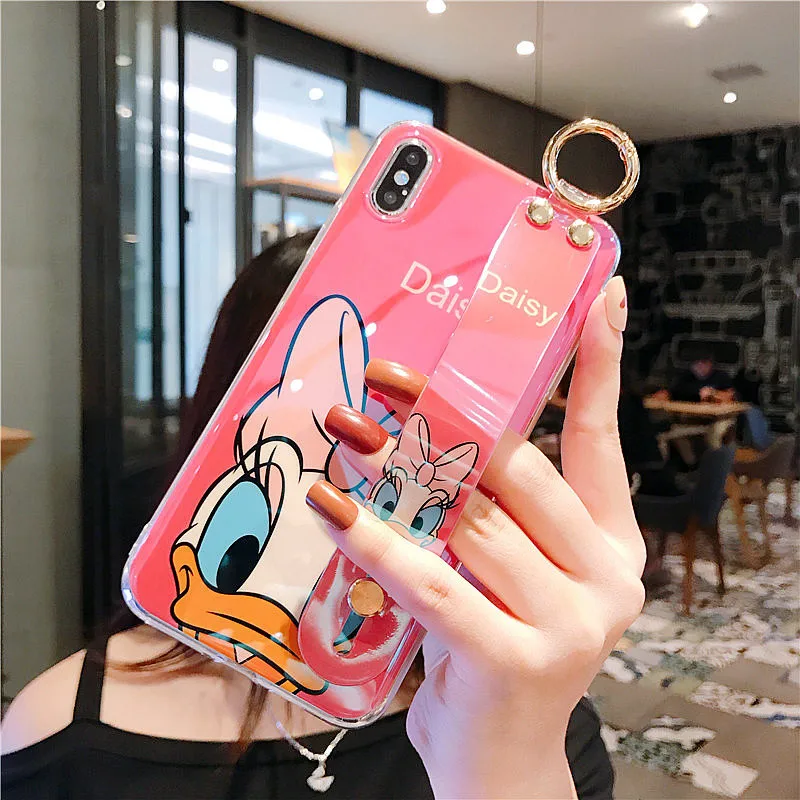Милая повязка на руку с ремешком на запястье Daidy Donald для Redmi Note7 7a K20 Pro Etui для Xiaomi mi8 9 se lite для Redmi 7 case