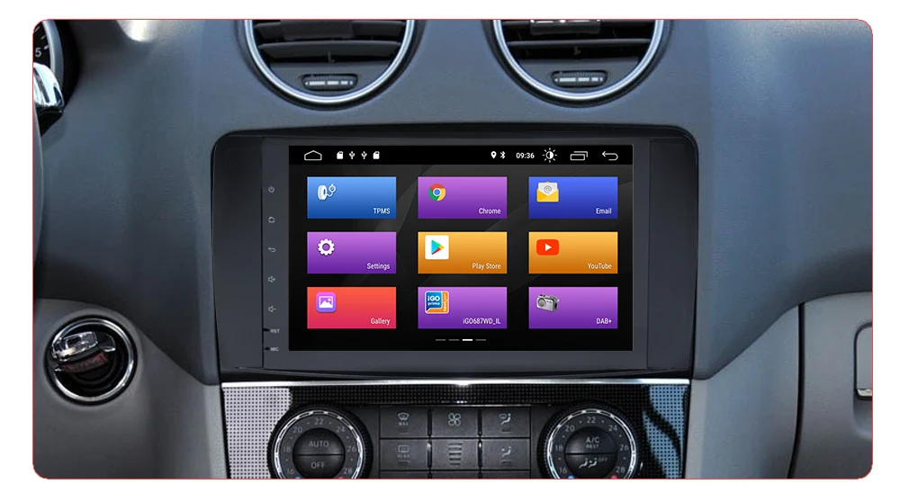 Xonrich Android 9,0 Автомагнитола dvd-плеер для Mercedes Benz R Class W251 R280 R300 R320 R350 R63 2006-2013 gps Навигация стерео