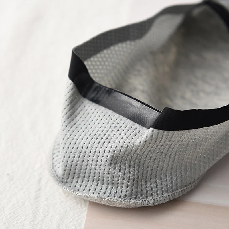 

1Pairs Men's Socks Summer 360 Degree Silicone Non-slip Invisible Male Boat Socks Large Plus Size Socks Meias 2020