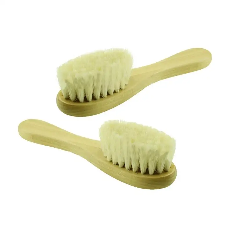 Детская расческа для волос щетка животных деревянная ручка массажер головы