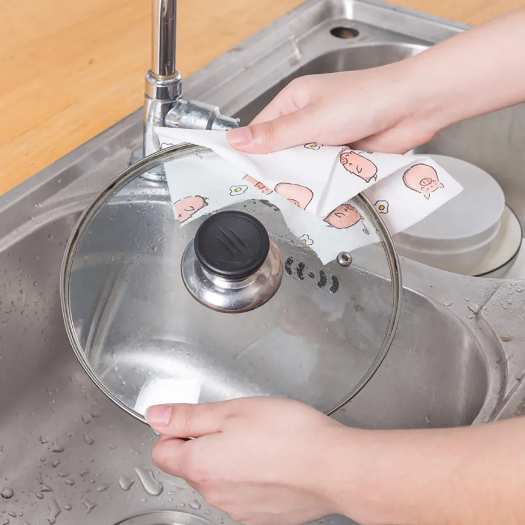 1 рулон салфетка для мытья посуды из нетканого материала|Салфетки лица| |