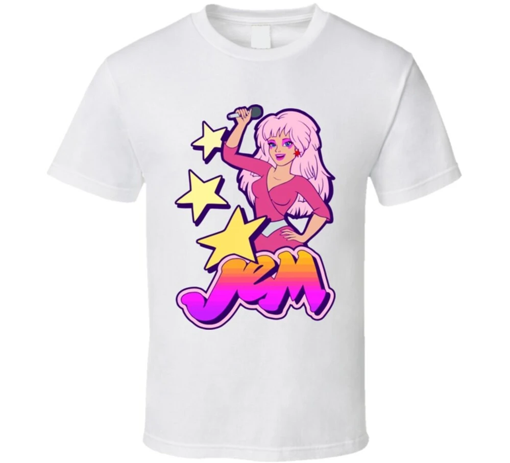 Футболка Jem And The Holograms футболка с героями мультфильмов 80S рождественскими