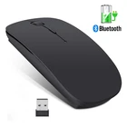 Беспроводной Мышь Перезаряжаемые Bluetooth 4,0 бесшумный компьютер Мышь бесшумный звук мышь USB мыши Мышь для планшетного компьютера ноутбука