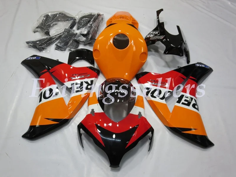 Инъекция Новый ABS полный обтекатель комплект Подходит для HONDA CBR1000RR 2008 2009 2010 CBR 1000RR
