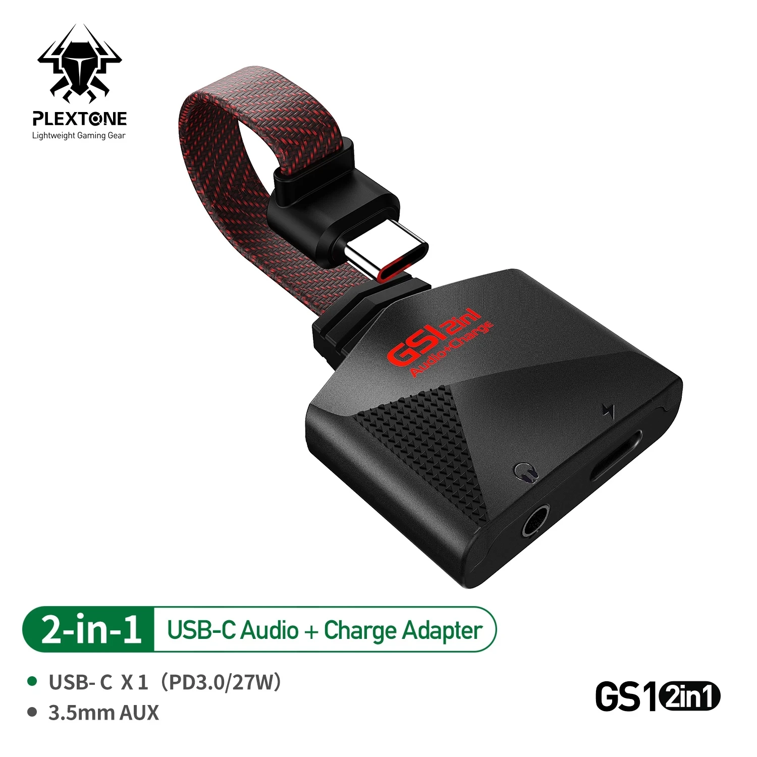 

Адаптер для наушников 2 в 1, USB Type-C на 3,5 мм