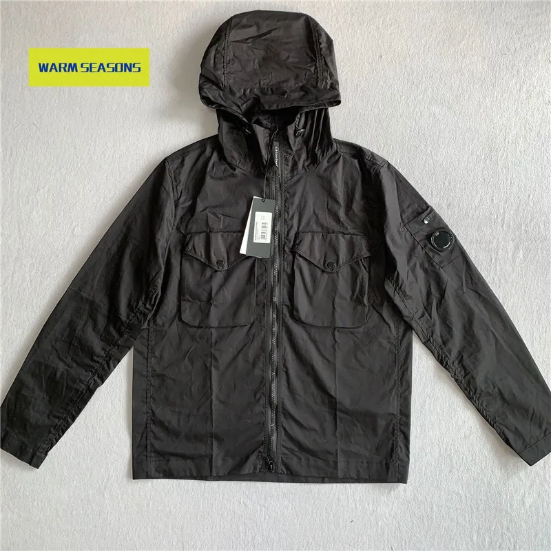 

Foreign Trade New Young Men's CP Zipper Cardigan Hooded Tooling Jacket Korean Casual Men's Fashion Jacket