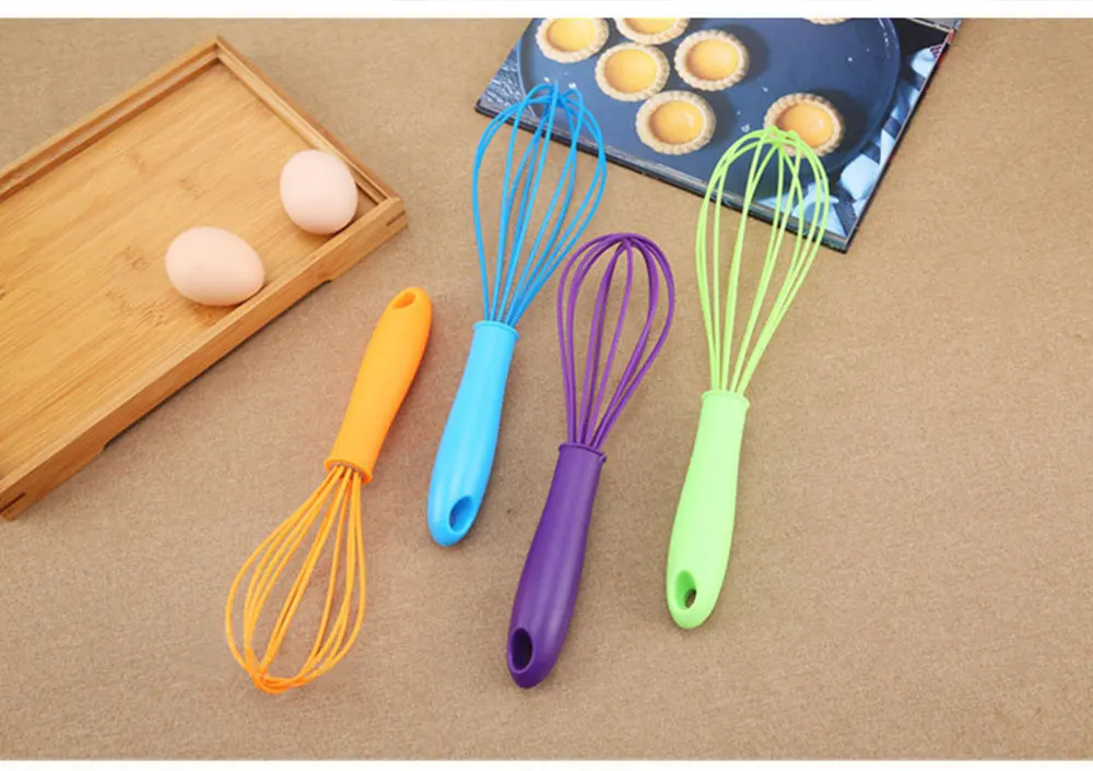 LHX ручной миксер для яиц, силиконовый шар, венчик для взбивания молока, крема, кухонная утварь для смешивания, перемешивающий сепаратор яиц HP1384 c1
