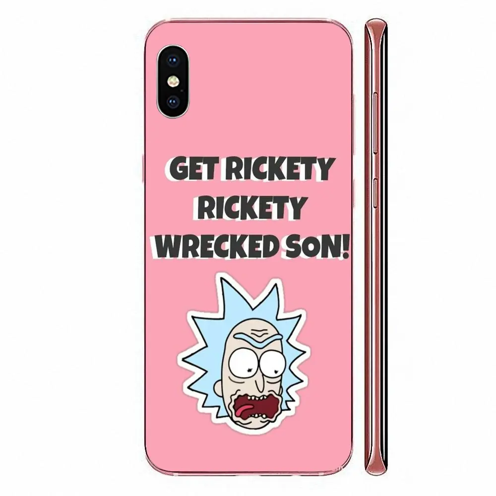 Rick And Morty гелевые защитные чехлы из мягкого силикона и ТПУ прозрачные для Xiaomi Redmi