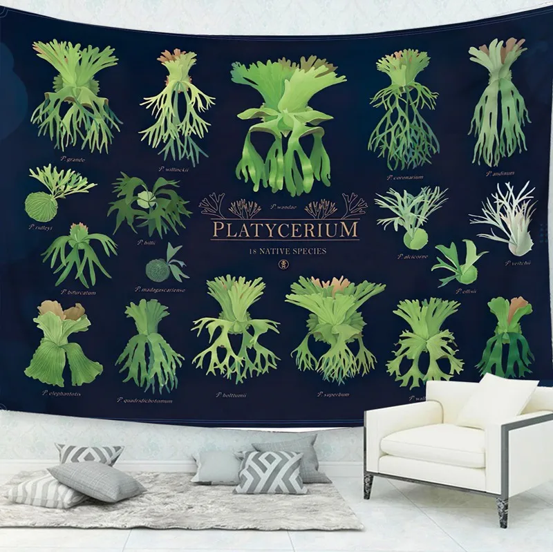 Индийский гобелен с мандалой настенный подвесной солнцем луной таро Настенный