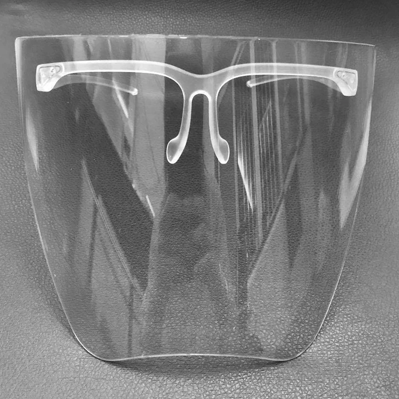 

Unisex Glasses Eye Shield Visor Wrap Shield Large Mirror Sun Glasses Half Face Shield Guard Protector Face Mask Goggles