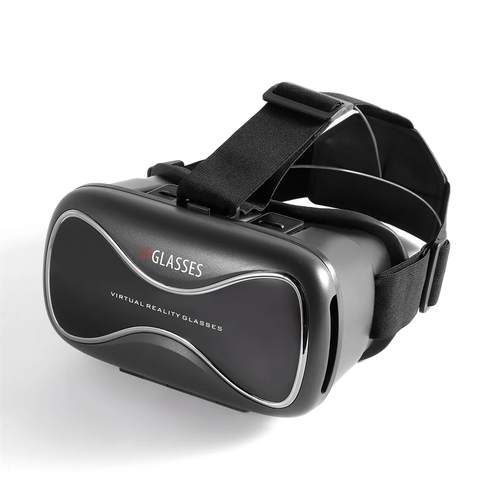 Spanish Black Портативный VRD3 Очки виртуальной реальности шлем мой VR коробка Реалистичные 3D очки гарнитура картон для большинства смартфонов - Цвет: Spanish Black