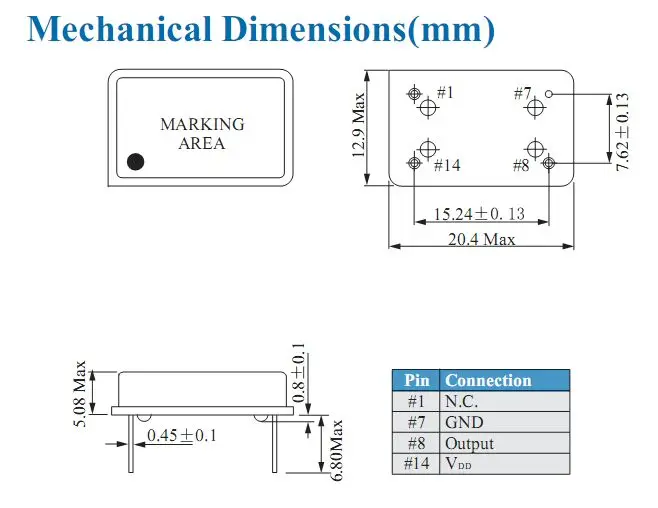 TCXO 0.1ppm Высокоточный генератор активных кристальных колебаний 100m добавка к