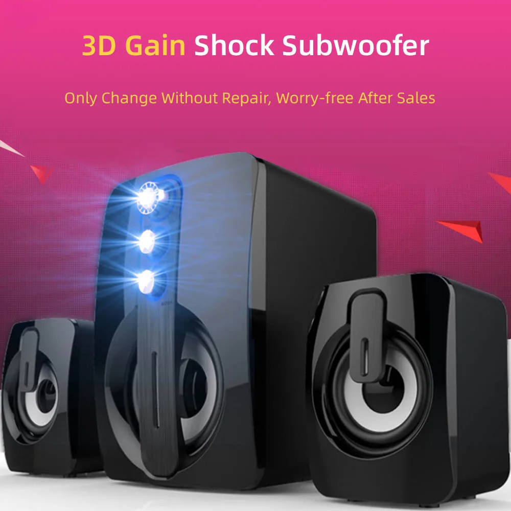 Bluetooth колонка настольный компьютер телефон 3D стерео аудио сабвуфер коробка