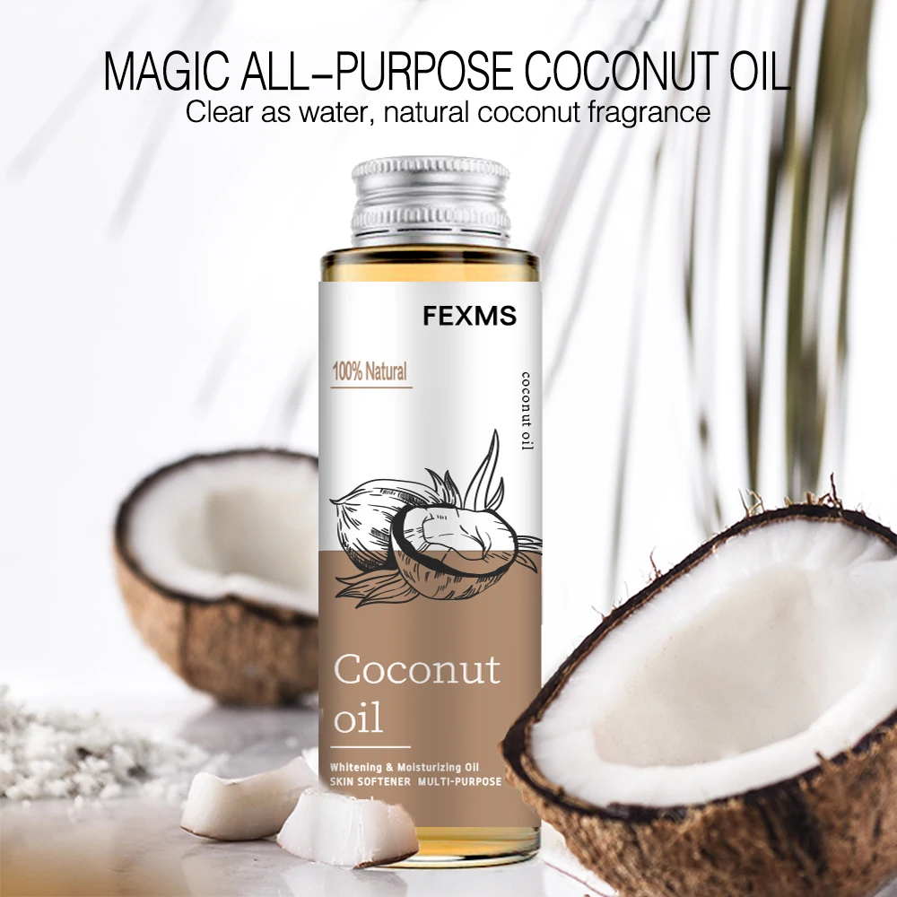 

Coconut Oil - Relaxing Massage Oil, Liquid Carrier Oil for Diluting Essential Oils - Skin, Lip, Body & Hair Oil Moisturizer