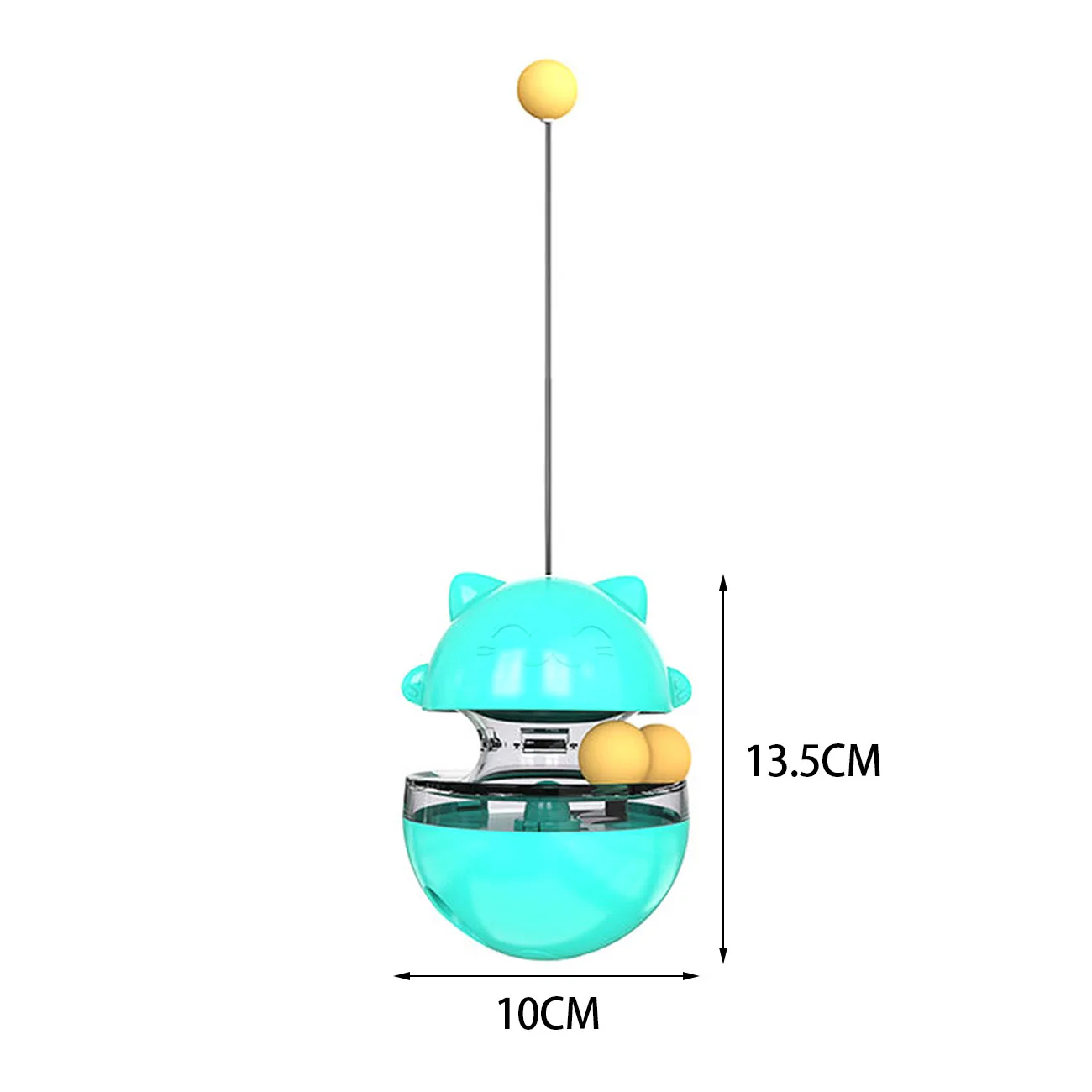 

Pet Bowl Feeder Dog Cat Feeding Toys Pet Tumbler Leakage Food Ball for Training Playing Exercise IQ Toy Pets Supplies Container