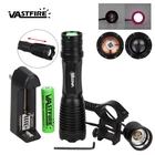 5W 940nm IR LED Flashlight Zoomable lnfrared Radiation Light Hunting Torch for Night Vision Device+20mm Rail Scope Mount+18650