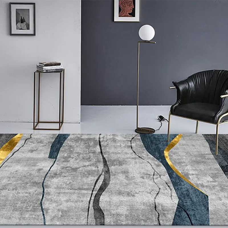

Luxury Persian Carpet Fashion Gray Carpets For Living Room Home Bedroom Decor Sofa Tea Table Rug Cushion Bathroom Floor Rugs Mat