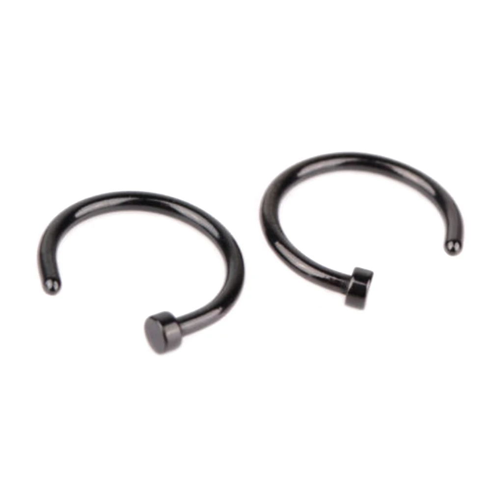 Ложная перегородка из медицинского титана для носа кольцо белого золота тела