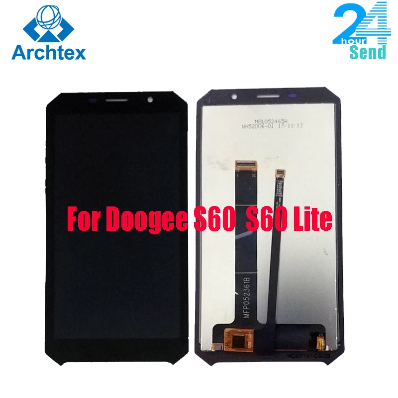 

Original LCD For DOOGEE S60 LCD Display and Touch Screen Digitizer Assembly For DOOGEE S60 Lite 5.2" 1920x1080P