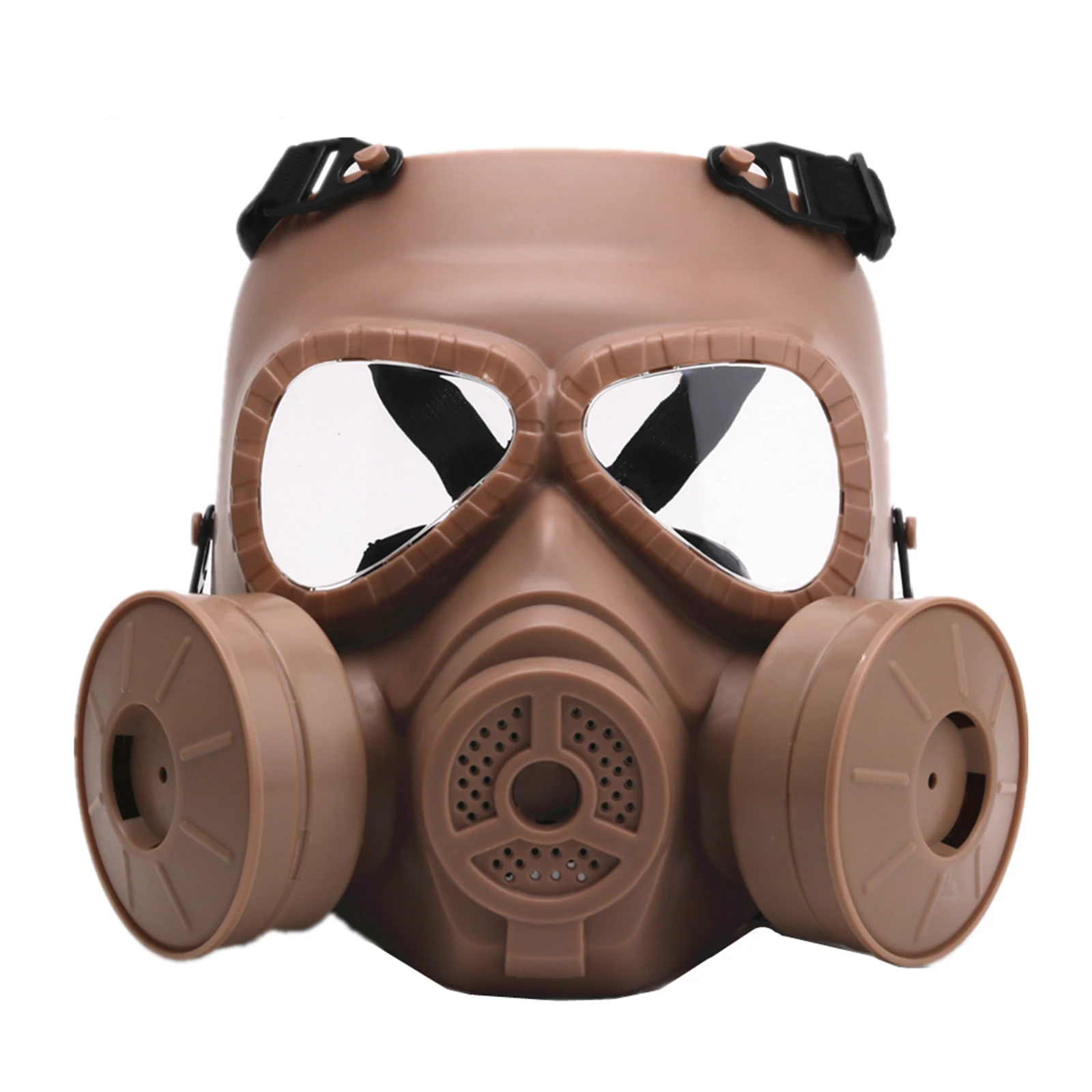 

Seal Double-sided Fan Gas Mask Military Fan Equipment Paintball Full Face Protective Mask Outdoor Field Eating Chicken Equipment