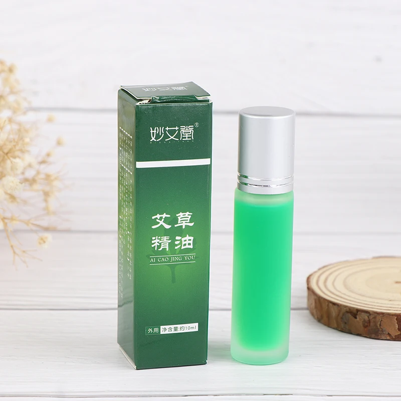 

10ml Wormwood Ginger Essential Oil Chinese Herbal Body Massage SPA Scrape