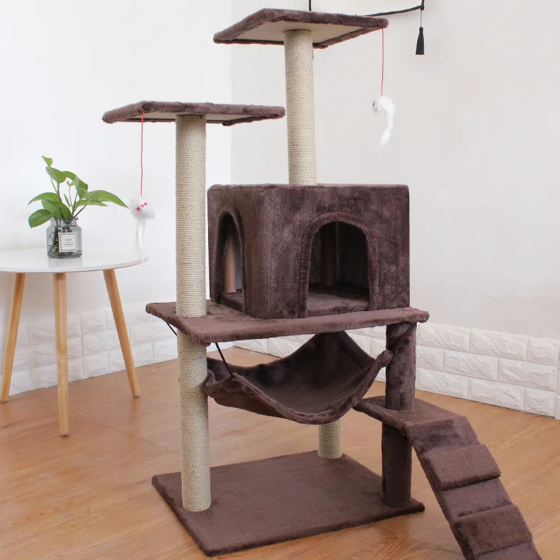 Оправа для скалолазания кошек сизалевая Когтеточка мусора массивная деревянная