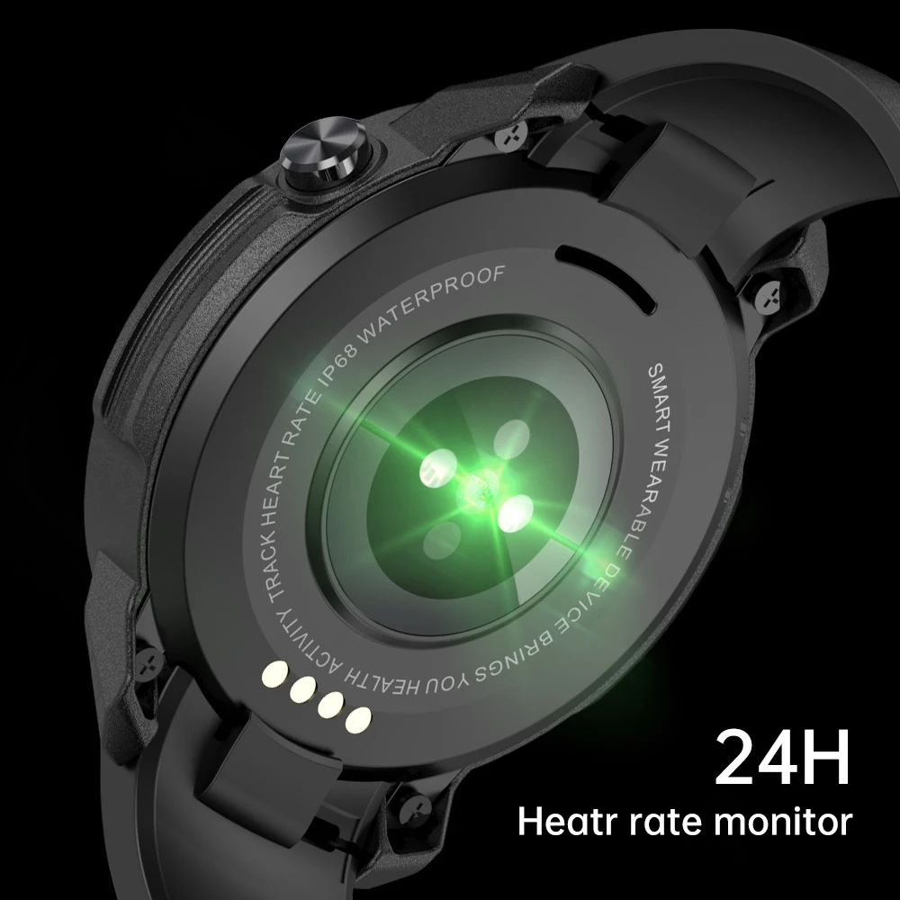 aldnoah 2021 full touch smart watch men sports clock ip68 waterproof heart rate monitor smartwatch for ios android phone free global shipping